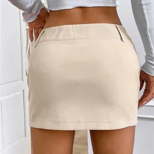 Latest Design Y2K Low Waist Flap Pocket Cargo Sexy Mini Short Skirt For Women