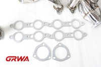 Collecteur d'échappement GRWA Performance pour échange de moteur Chevy S10 LS1, collecteur d'échappement automobile SS201 poli miroir