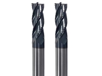 Couteau à cuir brut en acier au tungstène TIALN 55HRC - 4 lames pour machine spécialisée aérospatiale