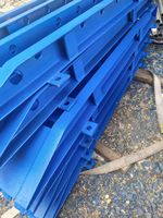 Support de bobine de câble horizontal portable robuste YILI avec rouleaux en acier |   Support de câble stable bleu/vert 1m