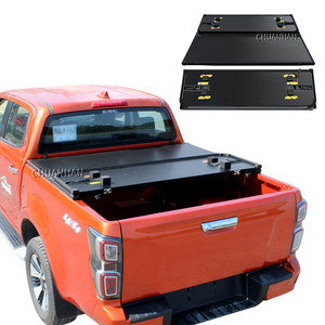 Cubierta de Aluminio Plegable en Tres Partes para <span class=keywords><strong>Camionetas</strong></span> SSangYong Jac T6/T8/BT50, Compatible con Modelos Toyota Tacoma, Isuzu y GMC NP300 - Product Image 1