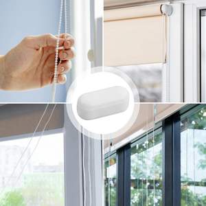 50PCS现代4.5毫米塑料球链2孔滚轮机构盲组件优质珠扣窗帘配件 - Product Image 5