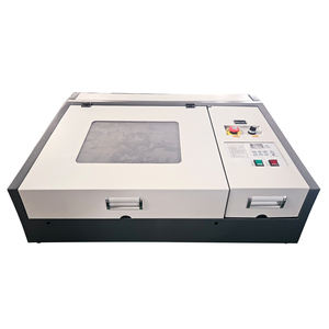 เครื่องแกะสลักเลเซอร์ CO2 รุ่น <span class=keywords><strong>Yuehua</strong></span> 4040 ขนาดเล็ก 400*400 มม. ขายดี สำหรับวัสดุที่ไม่ใช่โลหะ เช่น ไม้ MDF กระดาษ และคริสตัล - Product Image 1