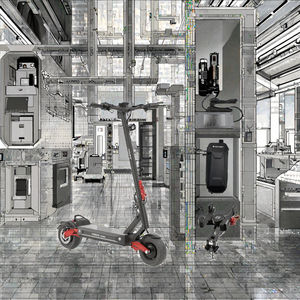 Patinete eléctrico urbano de alta velocidad, 65 km/h, motor dual eléctrico, batería de litio, 60-85 km/h, patinete eléctrico urbano de alta velocidad - Product Image 2