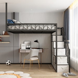 Modern design smeedijzeren eenpersoonsbed met opbergruimte, op maat gemaakte afmeting, stoffen bekleding, hondenkampbed, woonkamermeubilair - Product Image 4