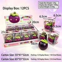Jouet Squishy en blocs de construction Mangosteen