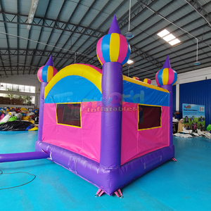 Château gonflable coloré pour fête d'anniversaire, château gonflable commercial, castillo hinchable - Product Image 3