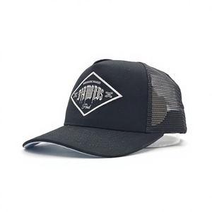 Casquette de camionneur personnalisée avec broderie de logo, faible MOQ, OEM, dos en maille, fermeture snapback, qualité supérieure, fabrication de casquettes - Product Image 5