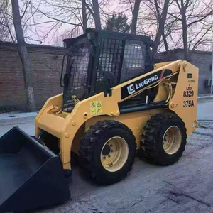 Minicargadora Retroexcavadora de Servicio Pesado con 44 Ruedas para Motor Estándar JCB CAT Yanmar, Cargadora de Construcción Agrícola de 2 Toneladas - Product Image 1