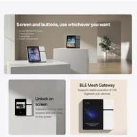 Panneau de commande intelligent Tuya 3.5 pouces Tuya BLE panneau de commande central 3 relais bouton physique intégré BLE Mesh Hub Support dispositif IR