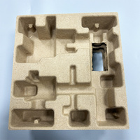 Boîte d'expédition et insert en pulpe de papier moulé recyclable sur mesure pour l'emballage de produits électroniques et de gadgets
