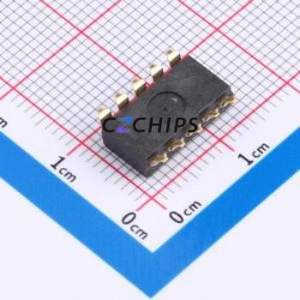 2.54-5P TPPT DIP Switch SMD Switch Flat Toggle, Groove Type Single Pole Single Throw 5 Gull Wing Type - Product Image 2