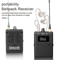 Système de monitoring intra-auriculaire sans fil professionnel K20 stéréo UHF pour scène et équipement sonore