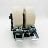 Support universel VIMA en nylon PA6 et acier inoxydable électrophoretique, roulettes pivotantes de 8 pouces, capacité 6000 kg, roues à fonctionnement silencieux