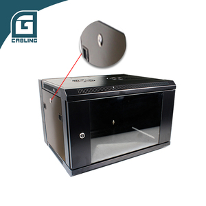 Gcabling Mini rack 19 "Internet sâu 450mm 6U bao vây 19 inch máy chủ dọc 6U Rack nhỏ Wall Mount Mạng dữ liệu tủ - Product Image 5