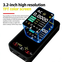 BRIGHTWIN BS500 Multimeter Grafik Portabel Cerdas Layar Warna Pengukur Tegangan AC/DC Arus Kapasitansi Suhu