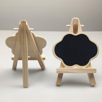 Ychon Saint Valentin Artisanat En Bois Décoration De Mariage DIY Petit Tableau Noir avec Support Sculpté pour La Décoration Intérieure Numéro De Table