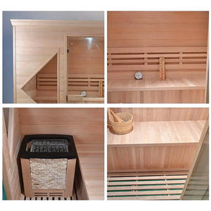 传统室内蒸汽桑拿房价格便宜4人桑拿 - Product Image 3