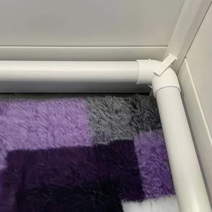 Kandang hewan peliharaan pagar dalam ruangan portabel Modern pola hewan rumah anjing untuk kancing anjing kecil sedang untuk balkon - Product Image 4