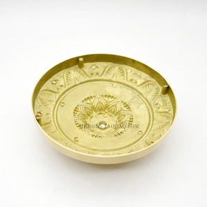 Lámpara de Pie de Estilo Bohemio Francés Europeo <span class=keywords><strong>para</strong></span> Sala de Estar, Lámpara de Mesa Totalmente de Cobre, Portalámparas de Carcasa de Aluminio, 111V-240V, Placa de Cobre - Product Image 3