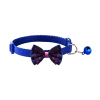 Colliers de chien et de chat de couleur bonbon réglables Noeud papillon avec cloche Bowknot pour chiot et chaton