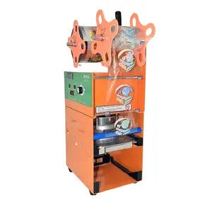 Plastic Cup Sealing Machine High Quality Manual Type Cups Sealing Machine Table Top Bubble Tea Plastic Cup Sealer