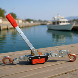 Verricello per sollevamento auto 11000 libbre con fune in acciaio e cricchetto per uso nautico e marino - Product Image 2