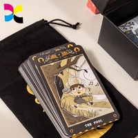 Cartes de jeu personnalisées avec dorure à chaud, impression de cartes Oracle, impression de jeux de cartes de tarot avec guide