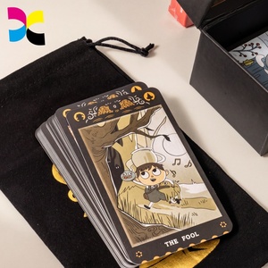 การ์ดเกมเคลือบทองแบบกำหนดเอง พิมพ์การ์ดออราเคิล พิมพ์ไพ่ทาโรต์พร้อมคู่มือ - Product Image 2