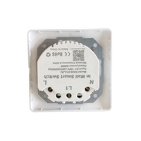 Interrupteur intelligent Wi-Fi capacitif Tuya à bouton-poussoir 10A pour la maison connectée