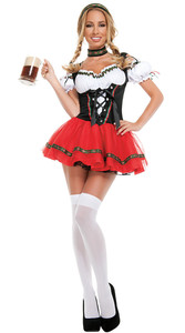 Costume de cosplay de demoiselle d'honneur bavaroise pour l'Oktoberfest - Tenue de déguisement pour le festival de la bière de Munich - Product Image 2