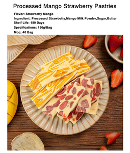 Ben Gong E Le fait à la main mangue fraise pâtisseries sucré produits laitiers collations enfants Dessert chinois <span class=keywords><strong>asiatique</strong></span> nourriture paquet unique boîte en gros - Product Image 5