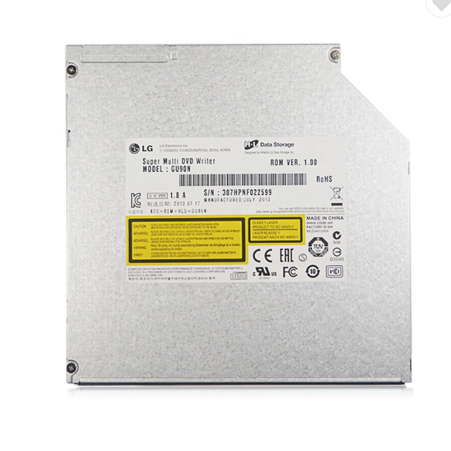 Original DVDRW Drive SATA 9.5mm GU90N GU70N Super Multi Dvd Writer with Bezel for E6320 E6330 E6420 E6430 E6520 E6530