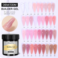 Composé d'extension d'ongles premium 150ml, auto-nivelant sans chaleur, sans HEMA ni TPO, gel hybride pour manucure, usage professionnel en salon, fabrication OEM, Polygel