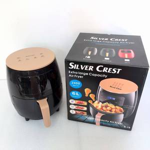 Freidora de Aire Moderna de 6L, Gran Capacidad, Control Táctil Inteligente, Sin Aceite, Baja en Grasa, Freidora Eléctrica Doméstica, Interior Antiadherente Seguro para Alimentos - Product Image 6