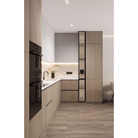 Fabricants de CBMmart Ensemble complet intelligent Armoire de cuisine en bois sur mesure Meubles au design moderne pour le bâtiment