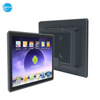 PC industriel Android à écran tactile résistif 5 fils, coque en alliage d'aluminium 19 pouces haute luminosité, IP65, processeur J1900 Quad Core, VGA