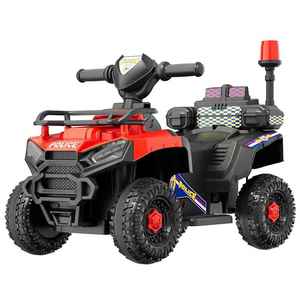 新款电动儿童玩具车，适合 5 至 7 岁儿童，带音乐和灯光，电池供电，4 个轮子 - Product Image 3