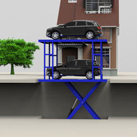 Ascenseur de voiture hydraulique Vertical Double Deck Scissor Car Lift Home Garage
