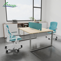 Structure de bureau en acier de qualité supérieure, pieds de bureau métalliques réglables pour centre d'appels et mobilier de bureau en open space