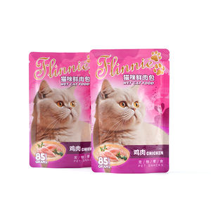 100% naturale puro sapore di salmone morbido Stick cibo umido liquido per gatti dolcetti cremosi snack mordono prodotti per gatti - Product Image 4