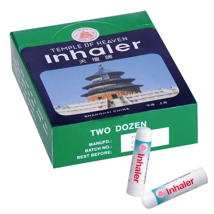 Komfortabler umwelt freundlicher Öl inhalator Private Label Kräuter-Nasen inhalator