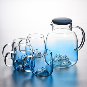 Jarra de Agua Fría de Vidrio de Gran Capacidad, Moderna y Ecológica, a Prueba de Explosiones, de Grado Alimenticio, en Varios Colores, Venta al Por Mayor - Product Image 5