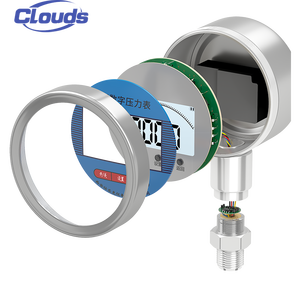 Medidor de ar digital 2000Kn 700 Bar 100Mm <span class=keywords><strong>100</strong></span> Pro Medidor de pressão de ar em aço inoxidável com alarme - Product Image 5