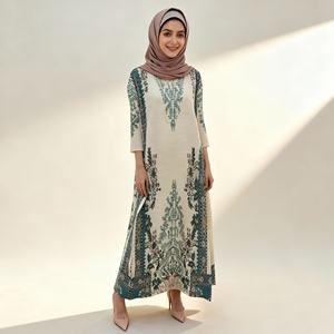 Premium Crushed Wrinkles Resistant Modest New Design Trendy Abaya <b>for</b> <b>Muslim</b> <b>Women</b> <b>Dress</b> Custom Wholesale Supplier - Product Image 1