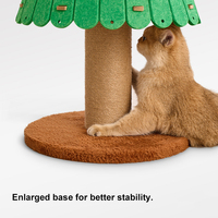 Cadre d'escalade d'arbre à chat de Noël et condo avec griffoir pour maison de chats d'intérieur tour d'arbre de corde de Jute robuste livraison rapide