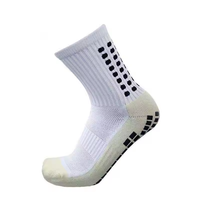 Chaussettes de football antidérapantes respirantes en gros, vêtements de sport, chaussettes de football antidérapantes à design personnalisé