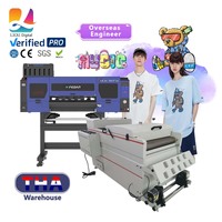 Imprimante DTF haute vitesse Quatre têtes d'impression I3200 Largeur d'impression 600 mm Impression entièrement automatique Haute résolution Encre DTF Conception personnalisée