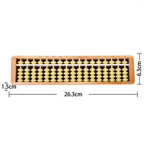 Ábaco profesional de matemáticas Ábaco de madera <span class=keywords><strong>Soroban</strong></span> para adultos y niños - Product Image 2