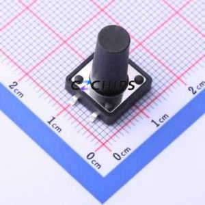 K2-1103SP-Y4SW-04 Tactile Switch SMD Switch ( Operating Force: 2.5N )( Mounting Type: Vertical Mount )( Switch Length: 12mm ) - Product Image 1